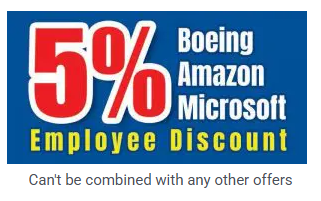 Amazon and Boeing Employee Discount